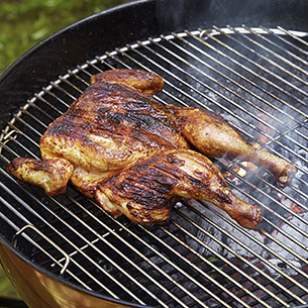 Spatchcocked Chicken with Sweet & Spicy BBQ Rub